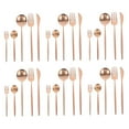 thumbnail image 6 of KAKOWELY Bronze Ware Cutlery Set Stainless Steel Western Fork Spoon Set 30 Pieces, 6 of 8