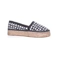 thumbnail image 4 of Womens Kate Spade New York Leela Platform Espadrilles, Black/White, 4 of 5
