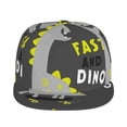 thumbnail image 2 of Easygdp Cute Dinosaur Baseball Cap with Adjustable Flat Suitable for Head Circumference 22.4-23.6 in, 2 of 9