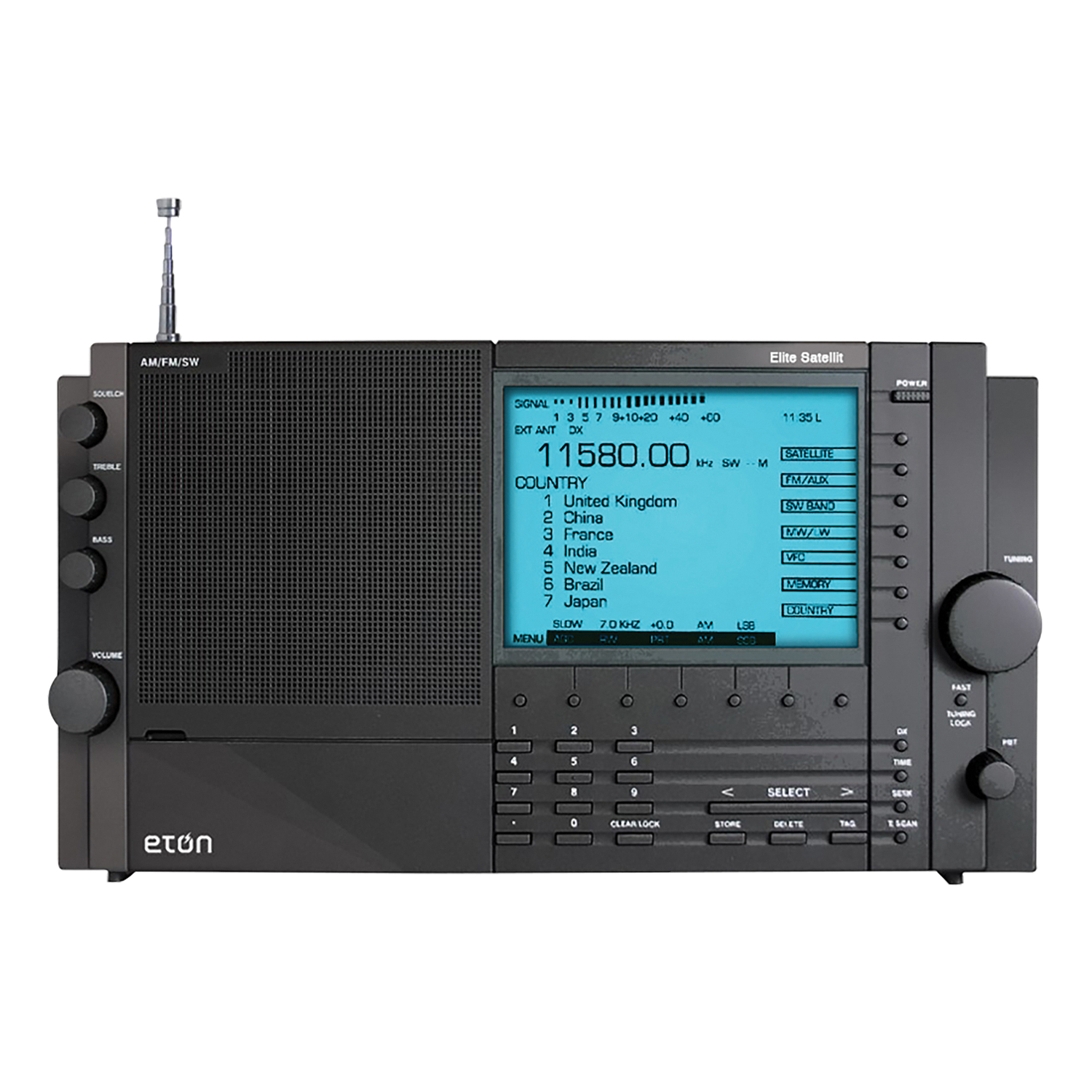 Eton Elite Satellit ラジオ 本体 Eton Elite Satellit HD Portable AM/FM/LW/SW Radio with HD Radio
