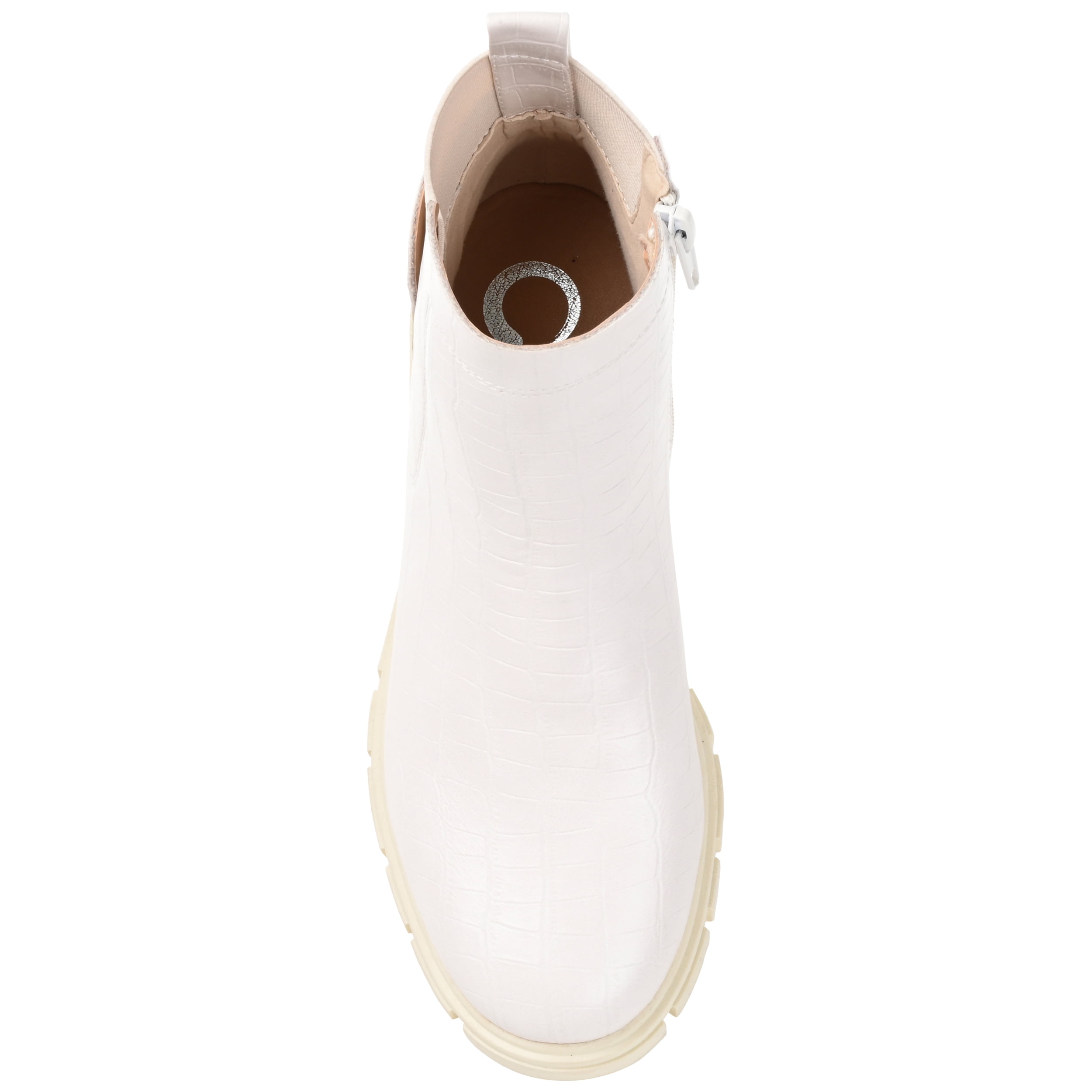 Journee Womens Jeeva Inside Zip Block Heel Booties