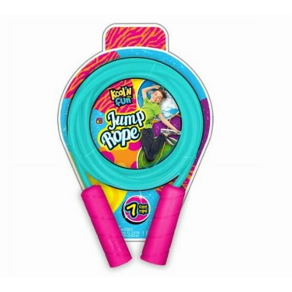 Kool &'n Fun 7'  Jump Rope Assorted colors by JA-RU #6563