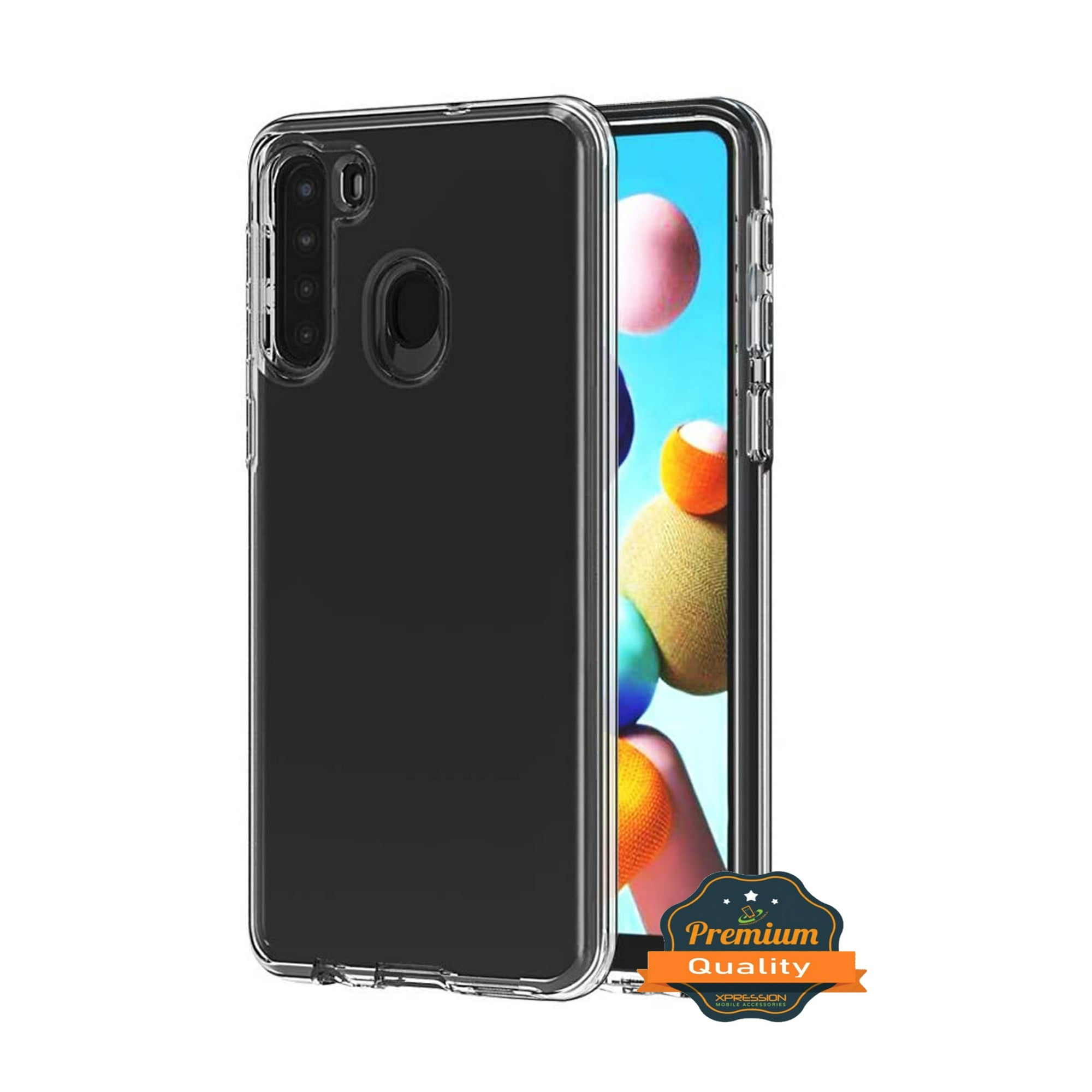 Samsung Galaxy A21 Phone Case Slim Thin Hybrid Premium Flexible - Main Image