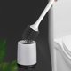 thumbnail image 1 of Suministro de fábrica, accesorios de baño, cepillo y soporte para inodoro de silicona blanca de mano para el hogar Sincero Hogar, 1 of 5