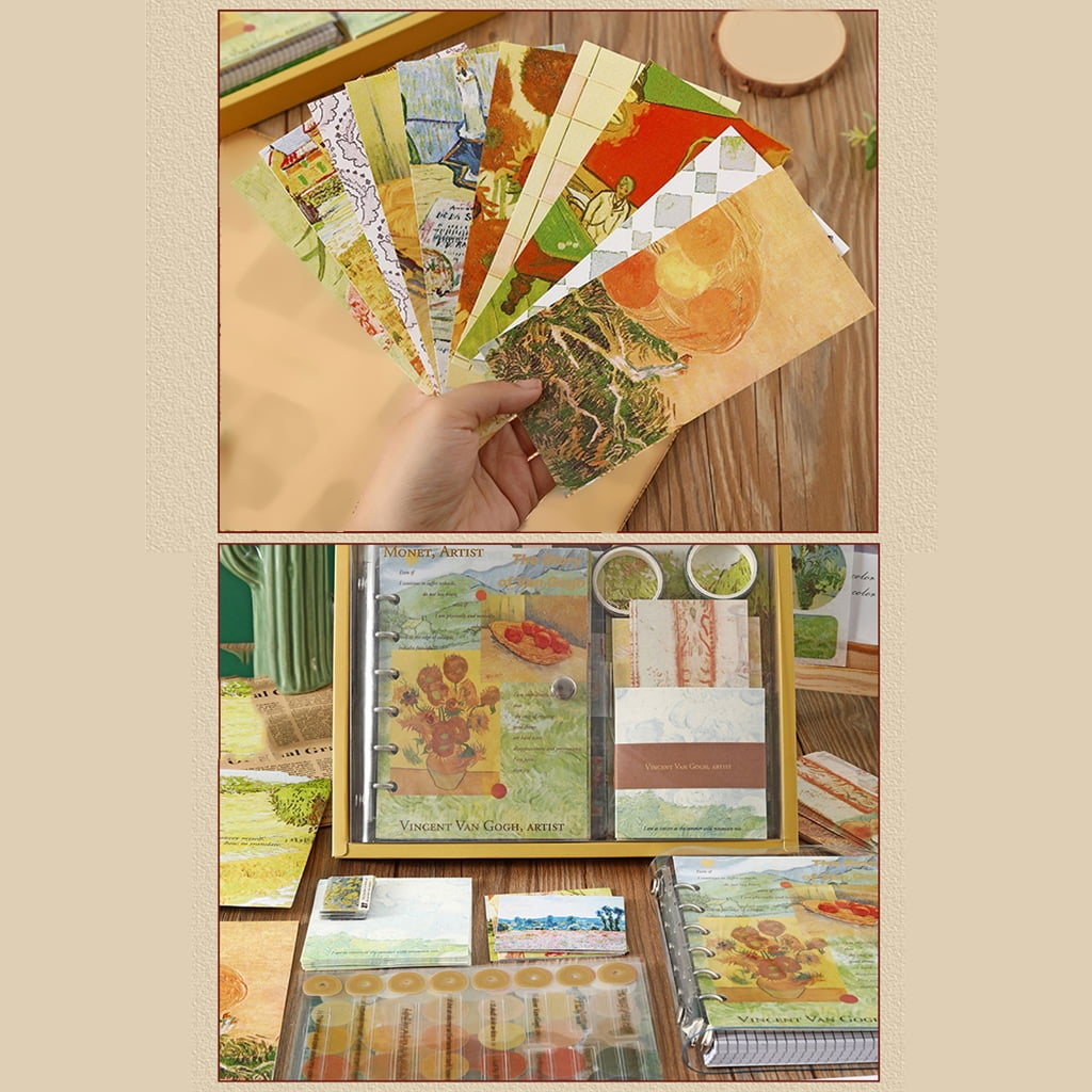 Zeiwohndc Comprehensive Journal Collection Notebook Stickers Set for Writers Creative