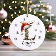 Twins First Christmas Personalized Twins Ornament, Babys First Christmas Keepsake (Boy/Girl Options)