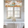thumbnail image 6 of Thanksgiving Valances for Windows Fall Country Maple Leaf Car Pumpkin Kitchen Valance Curtain Rod Pocket Small Curtains for Cafe Bathroom Laundry Basement 54" x 18", 6 of 8
