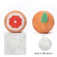 thumbnail image 3 of Juguete de peluche lindo con forma de fruta, juguete chirriante para gato, 4 Uds., 3 of 5