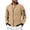 1#Khaki, variant on IAJDKMEK Men's Casual Utility Jacket - Winter Workwear Style, Zip-Up with Pockets, Comfortable Jackets for Men Everyday,Army Green L