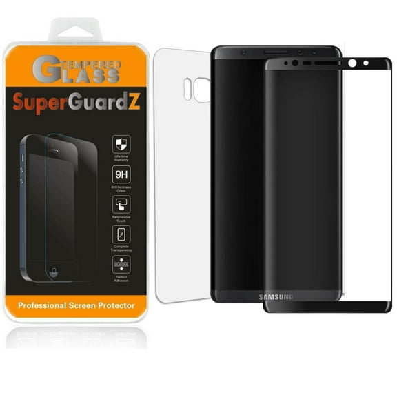 For Samsung Galaxy S8 - SuperGuardZ FULL BODY Screen Protector [3D Curved FULL COVER Tempered Glass   Rear TPU Cover], Edge-To-Edge Protect, 9H, Anti-Shock, Anti-Fingerprint, Anti-Bubble