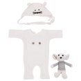 thumbnail image 4 of Conjunto De Atrezos Para Fotografía De Bebés, Suave 3 Colores 3 Unids/set Lindo Disfraz De Fotografía Para Bebés, Para Regalo De Bebé Bebé Tomar Fotos Infantil OTVIAP Blanco, 4 of 8