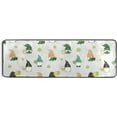 thumbnail image 5 of Dreamtimes Cute Gnome St Patrick Day Hallway Runner Rug 2'x6' Kitchen Rug with Rubber Backing Spring Shamrock Non Slip Entryway Rug Runner Washable Soft Area Rug for Hallway Bedroom Kitchen Decor, 5 of 6