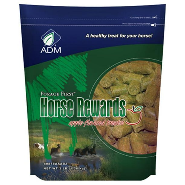 ADM ANIMAL NUTRITION 80876AAAB2 3LB Apple Horse Treat