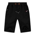 thumbnail image 2 of Jumpingount Pantalones cortos para hombre, pantalones cortos de playa de verano, pantalones cortos deportivos sueltos para playa, ropa Prendas para la parte inferior del cuerpo Negro 4XL Jumpingount AP003183-05, 2 of 6