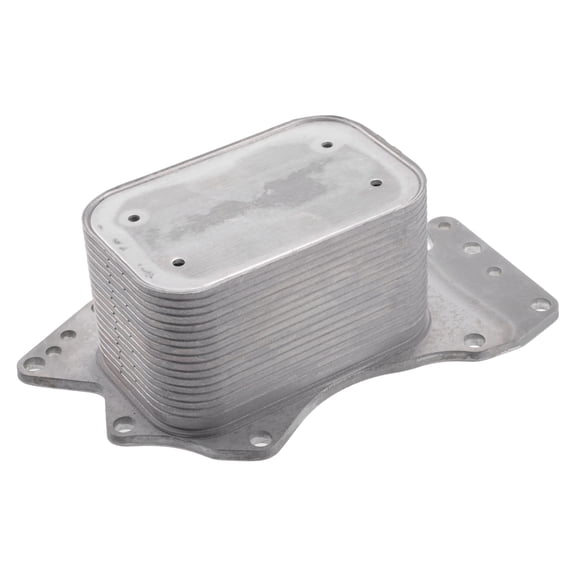 Unique Bargains Engine Oil Cooler No.059117021J Trans Oil Cooler for Audi Q7 08-10 Aluminum Alloy Silver Tone 1 Pc