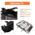 thumbnail image 4 of AKDSteel Panier de Porte-Bagages Universel, Transporteur de Cargaison en Acier 64x39/46x36 Pouces avec Rallonge Réglable, Capacité de 200 Lb pour VUS, 4 of 7