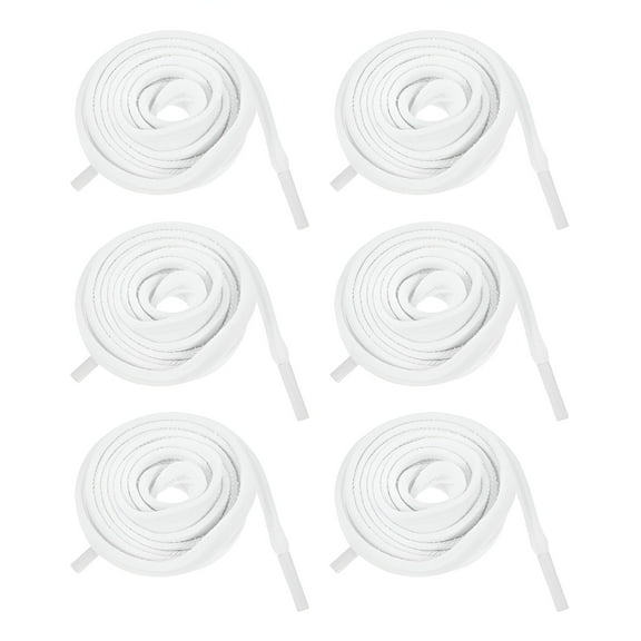 VANIDO 3 Pairs Cotton Flat Shoelaces Sneakers Shoes Wide Shoestring for Outdoor Casual Accessory Sports Shoelaces for Sneakers