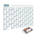 XIXISTARYY Home Essentials 2025 Yearly Calendar, Full Year Calendar