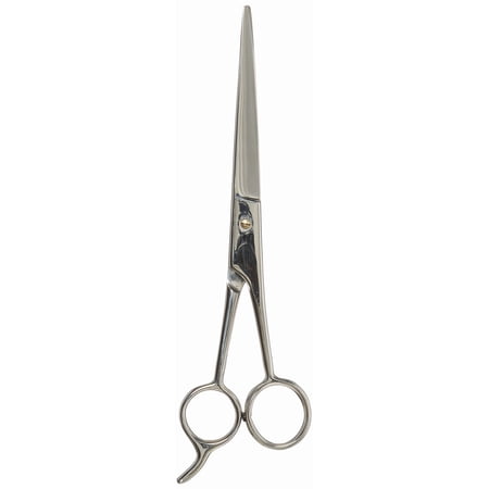 TAMSCO Barber Scissor with Rest 7.5-Inch Japanese Stainless Steel Semi-Convex Edge Micro Serrated Great for Grooming Bird Feathers