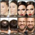 thumbnail image 6 of Instantly Hair Powder, Root Touch Up Hair Color Hairline Powder, Women Men Hair Powder Elevates Hairline for Women Men Thinning Hair, Brown, 6 of 9
