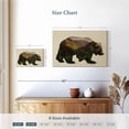 thumbnail image 4 of Elephant Stock North American Brown Bear Wall Art - Horizontal Canvas Wall Art - Living Room Wall Decor - Animal Canvas - Brown And Green Decor By Davies Babies - 12" x 8", 4 of 8