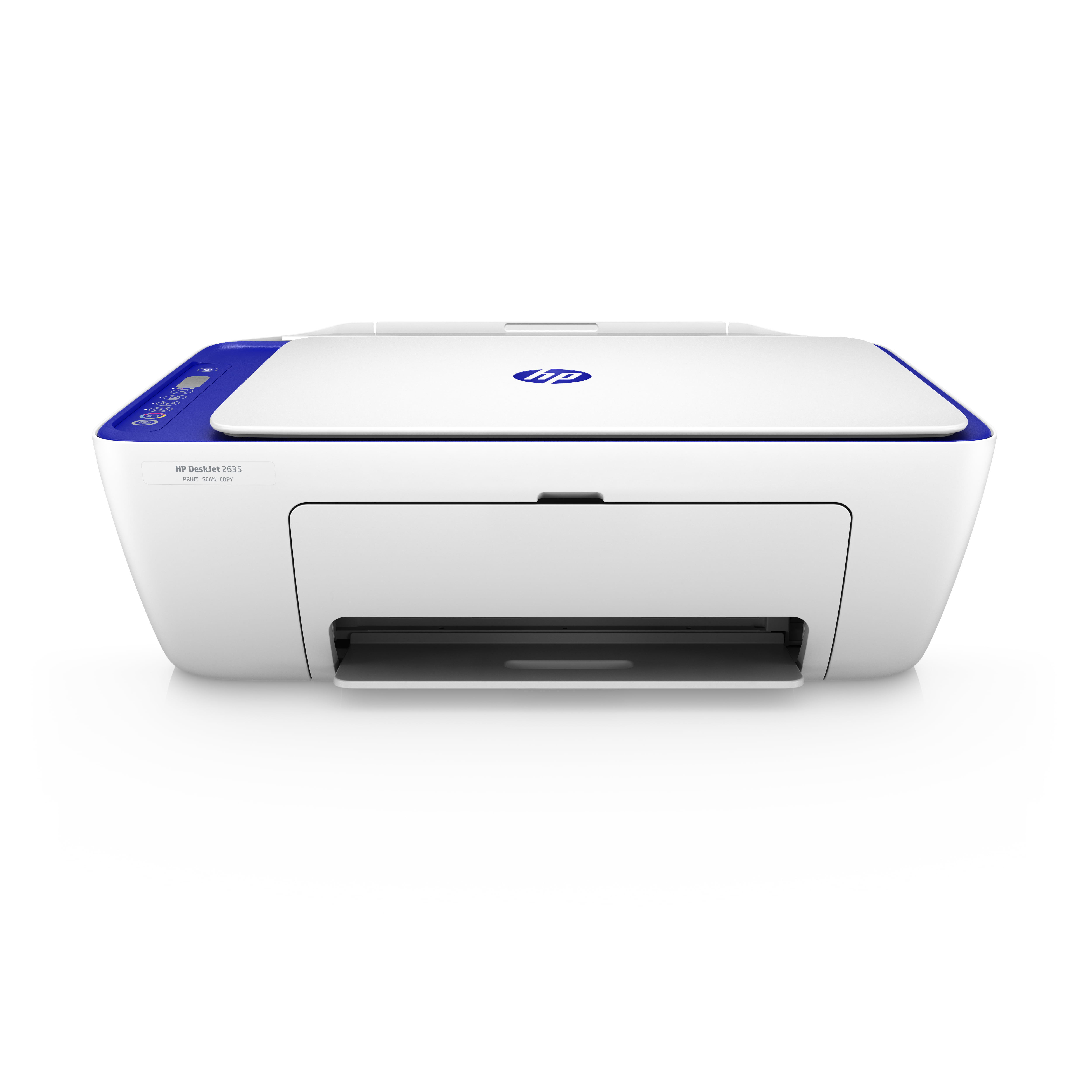 Blue Scan and Copy with Mobile Printing Renewed HP DeskJet 2635 Wireless All-in-One Compact Color Inkjet Printer 