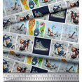 thumbnail image 3 of Soimoi Cotton Poplin Fabric Slippers,Shoes & High Heels Patchwork Printed Fabric 1 Yard 56 Inch Wide, 3 of 3