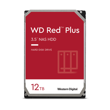 UPC: 0718037886190 | Western Digital 12TB WD Red Plus NAS HDD  Internal 3.5   Hard Drive  256MB Cache – WD120EFBX
