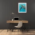 thumbnail image 3 of Bailey, Ann 26x32 White Modern Wood Framed Museum Art Print Titled - Sea Turtle 3, 3 of 4