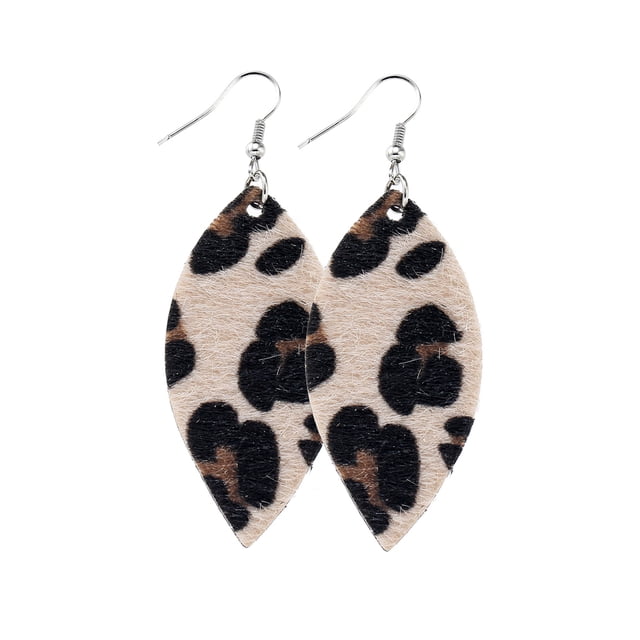 Sonducket Pendientes con estampado de leopardo, accesorio de moda encantador, adorno de joyería para mujer, colgante de oreja de gota de agua de doble Ropa, zapatos y accesorios Miscelánea Tipo 13 Sonducket AP010091-13