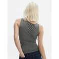 thumbnail image 5 of Xkiss Women's Square Neck Tank Top Sleeveless Double Lined Basic Tops, 5 of 8