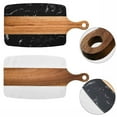 thumbnail image 6 of Marble and Wood Cheese board 2-in-1 Charcuterie Cutting Board Serving Tray Meats, 6 of 10