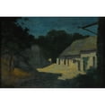 thumbnail image 2 of Martín Malharro 24x18 Gold Ornate Framed and Double Matted Museum Art Print Titled - Night (circa 1910), 2 of 4