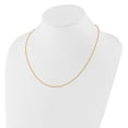 thumbnail image 5 of Finest Gold1368-16-2 Leslies 14K Yellow Gold 1.5 mm Diamond-Cut Loose Rope 1 in. Plus 1 in. Adjustable Chain, 5 of 6