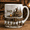 Black, variant on Camper Dad Custom Mug, Camping Accent Coffee Mug with Tent Lantern Campfire Gift