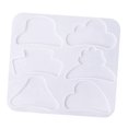 thumbnail image 1 of Pinza de silicona pelo, herramienta de horquilla DIY, pinzas pelo, accesorios para manualidades de resina, pelo fino, fabricación de j , Gloria molde de silicona para horquillas, 1 of 9