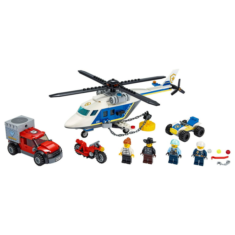 Derved i går bit LEGO City Police Helicopter Chase 60243 Building Toy Set (212 Pieces) -  Walmart.com