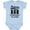 AE-Light Blue, variant on Inktastic Future Dominoes Player Game Boys or Girls Baby Bodysuit