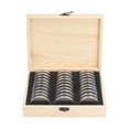 thumbnail image 3 of 30 Grid Commemorative Coin Protection Box Retro Coin Collection Box for Bedroom Office Home, 3 of 5
