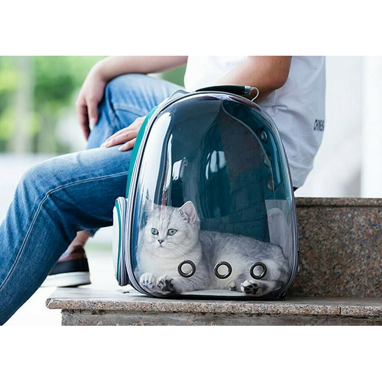 Astronaut Pet Cat Dog Puppy Carrier Backpack Travel Bag Case Capsule Fullview