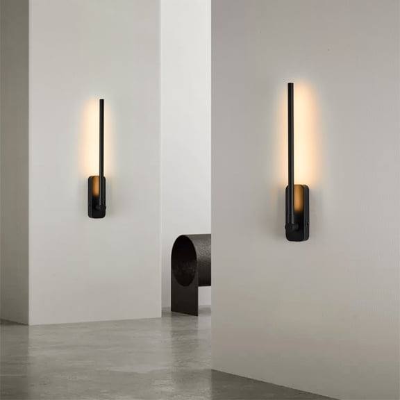 Jopath Wall Lights with Remote Control, LED Picture Lights for Bedroom - Wireless Magnetic Clip- On Art Light Fixtures - 3CCT-Dimmable for living room offices bars Black