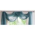 thumbnail image 5 of WARM HOME DESIGNS 30 Feet Long D Blue Sheer Window Scarf. AM D Blue 360, 5 of 5
