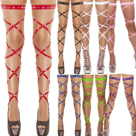

Sexy Women s Crystal Rhinestone Fishnet Net Mesh Sock Stocking Tights Pantyhose 1 Pair