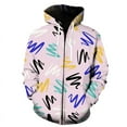 thumbnail image 1 of Sudadera con capucha 3D con estampado de grafiti de marca a la moda para hombre y mujer, sudadera con cremallera, chándal informal, ropa de calle para otoño e invierno, 1 of 6