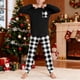 thumbnail image 4 of Conjuntos de blusa y camisa de manga larga con cuello redondo para niños y niñas de 5 a 14 años. Conjunto de top y pantalón con mangas estampadas., 4 of 9