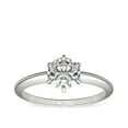 thumbnail image 1 of 1.00 Ct Round Shape Natural Diamond Beautiful Wedding Ring for Women Solid 14K White Gold Size 7, 1 of 8