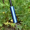 thumbnail image 5 of LOVIVER Support de Poteau en Acier Inoxydable Réglable Portable Amovible Bleu double insert, 5 of 5