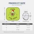thumbnail image 3 of Balery 2 Piece Avocado Merry Christmas Car Windshield Sun Shade|Foldable Front Windshield Shade for Car Front Window for Most Sedans SUV Truck-Medium, 3 of 7