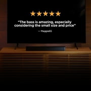 Bose TV Speaker Surround Sound Wireless Bluetooth Soundbar للتلفزيون ، أسود