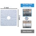 thumbnail image 2 of Alfombra de baño y ducha Webos Soft Safety Foam, 53 x 53 cm, color blanco, 2 of 7